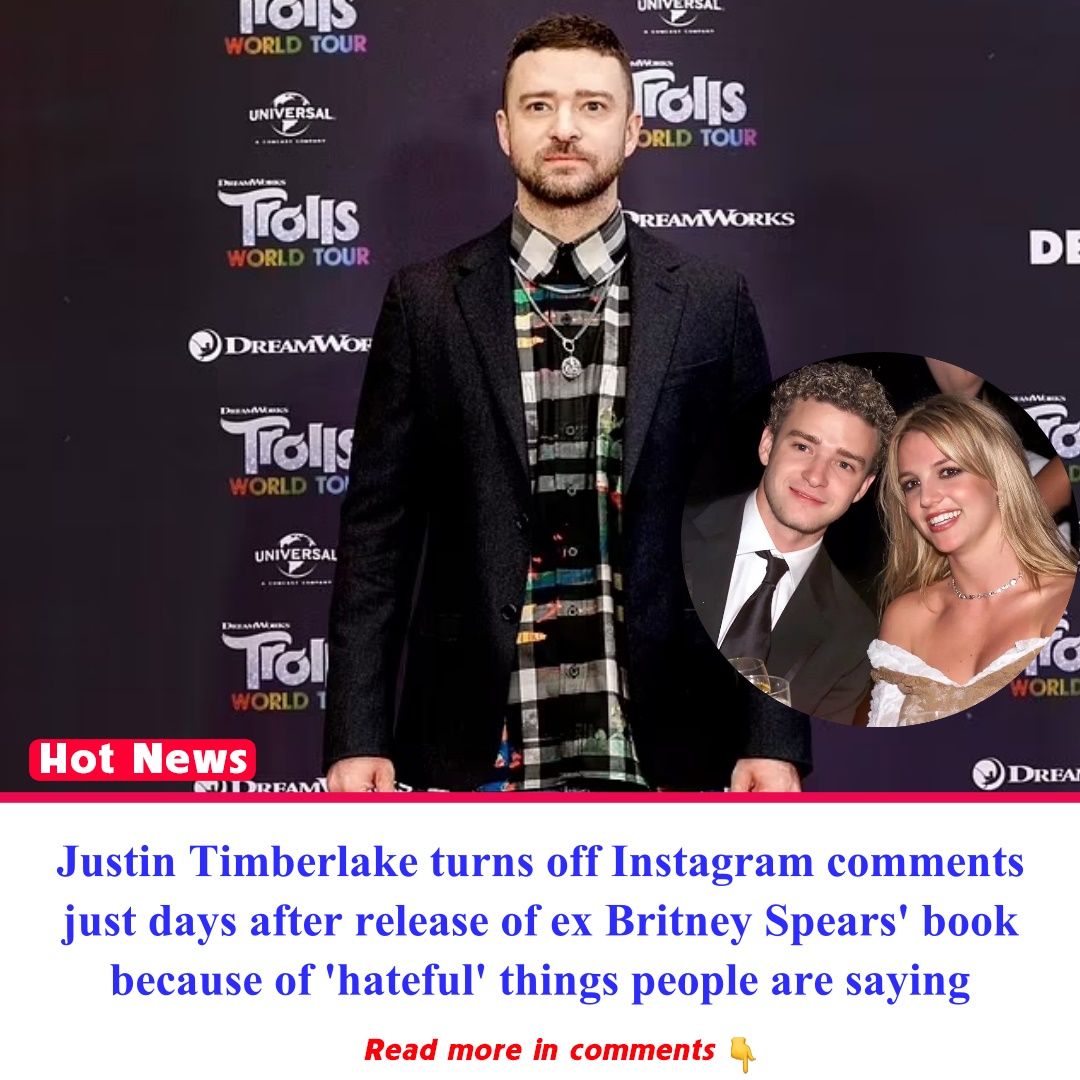 Justin Timberlake turns off Instagram comments after the release of his