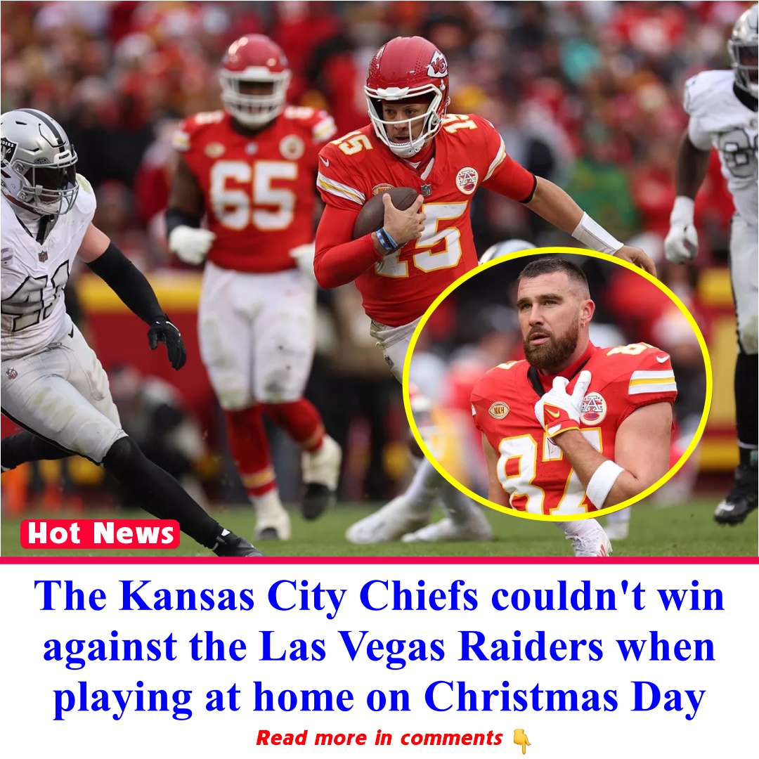 The Kansas City Chiefs couldn't win against the Las Vegas Raiders when