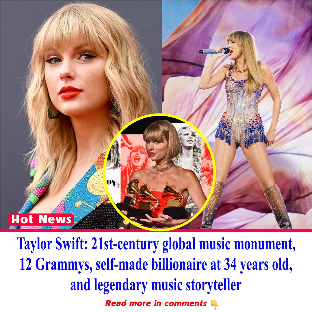 Taylor Swift: 21st-century global music monument, 12 Grammys, self-made ...