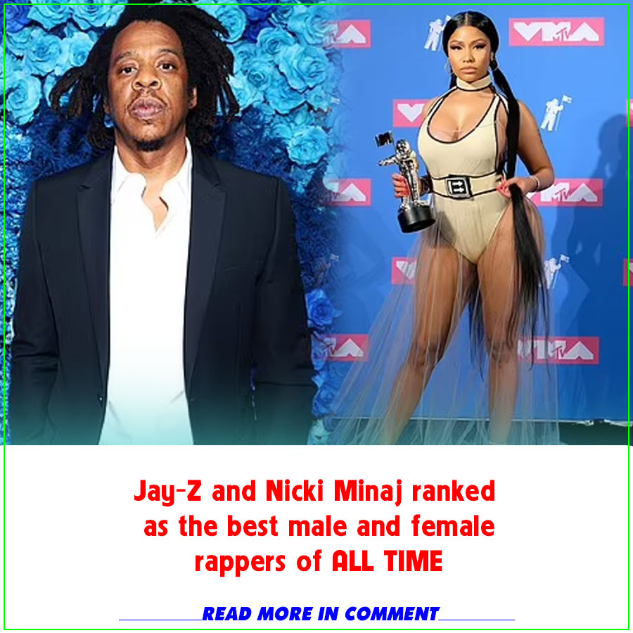 Jay Z And Nicki Minaj Ranked As The Best Male And Female Rappers Of All