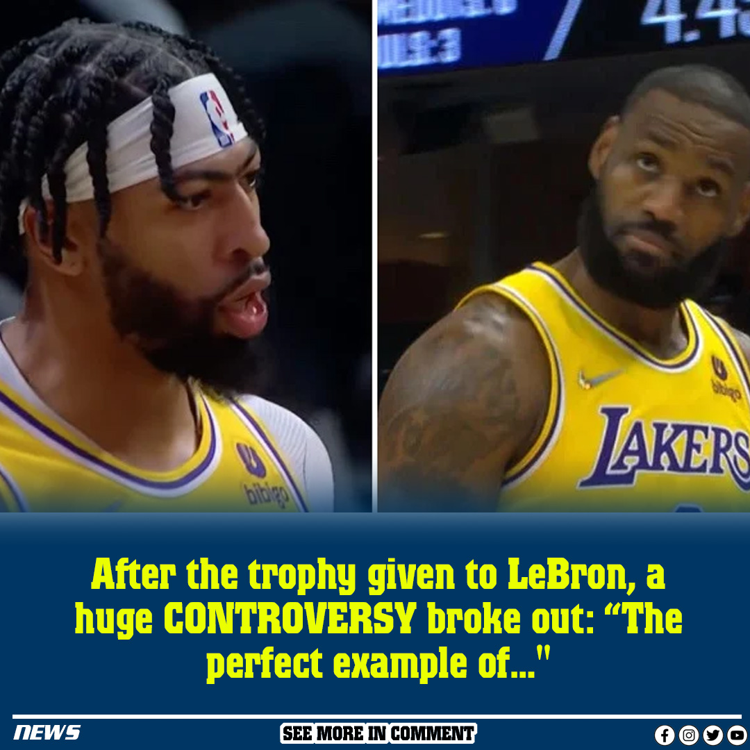 After The Trophy Given To LeBron, A Huge CONTROVERSY Broke Out: “The ...