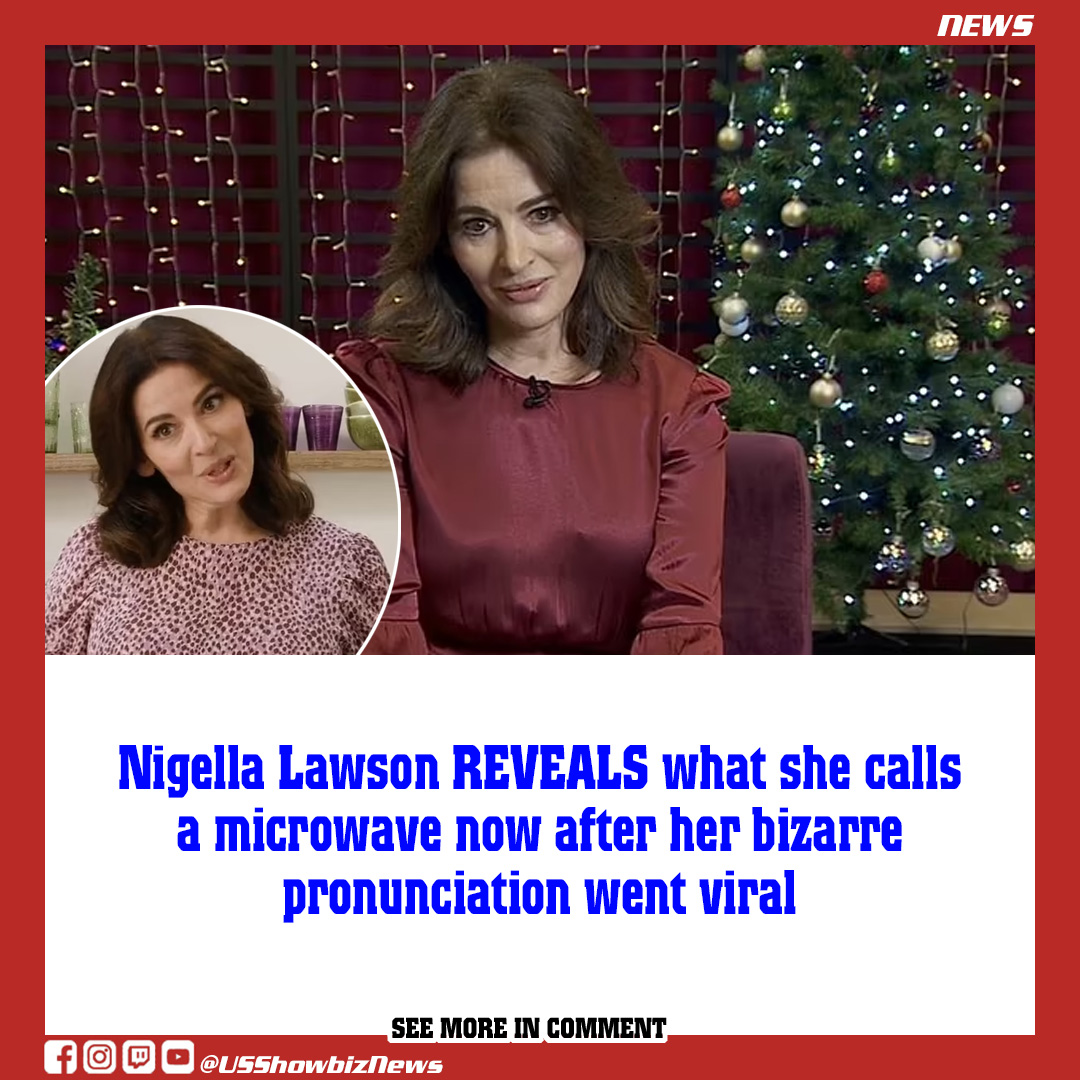 Nigella Lawson REVEALS what she calls a microwave now after her bizarre