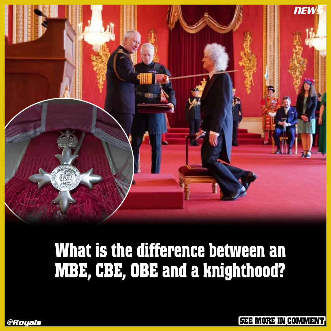 What Is The Difference Between An Mbe Cbe Obe And A Knighthood News