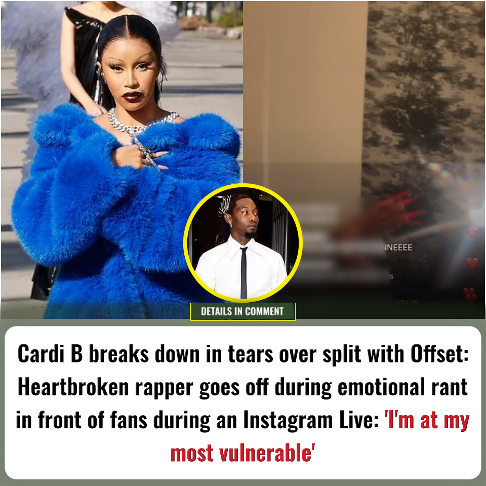 Cardi B Breaks Down In Tears Over Split With Offset: Heartbroken Rapper ...