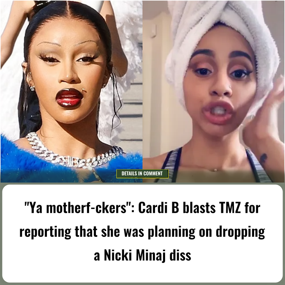 "Ya Motherf-ckers": Cardi B Blasts TMZ For Reporting That She Was ...