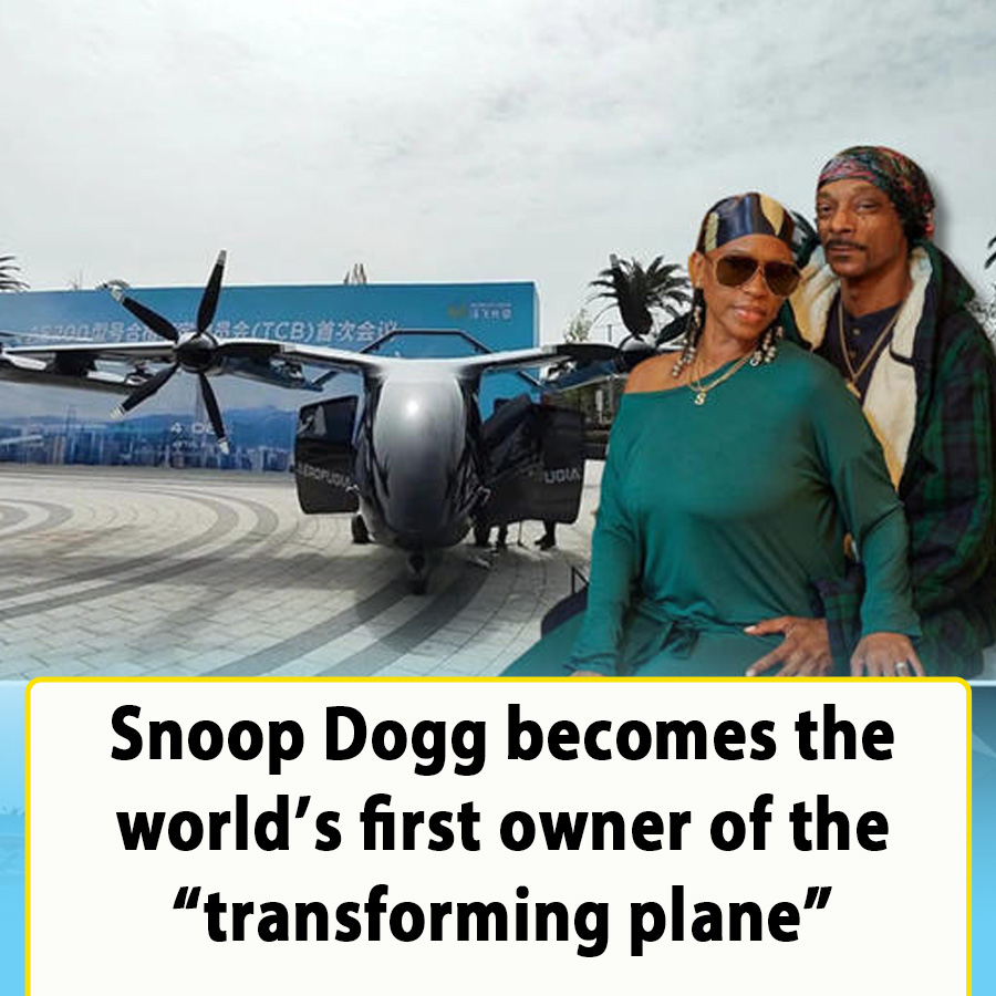 Snoop Dogg becomes the world’s first owner of the “transforming plane ...