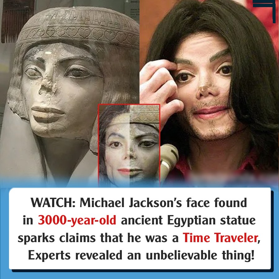 WATCH Michael Jackson's face found in 3000yearold ancient Egyptian statue sparks claims that