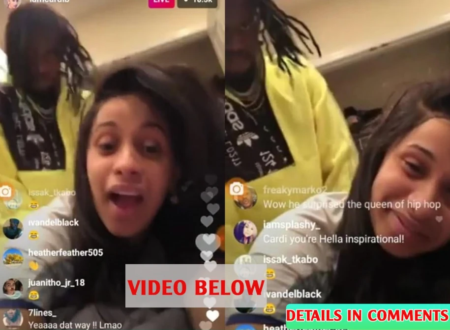 Video: Cardi B and Offset had an "H-VE S-X" on IG Live and they seemed