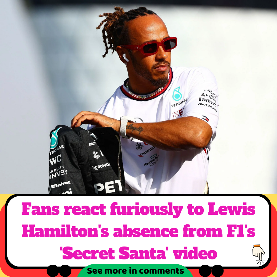 Fans react to Lewis Hamilton absence in F1's 'Secret Santa' video News