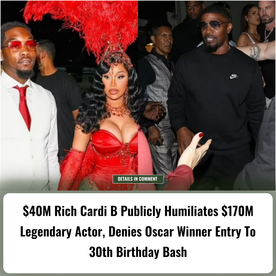 40M Rich Cardi B Publicly Humiliates 170M Legendary Actor, Denies