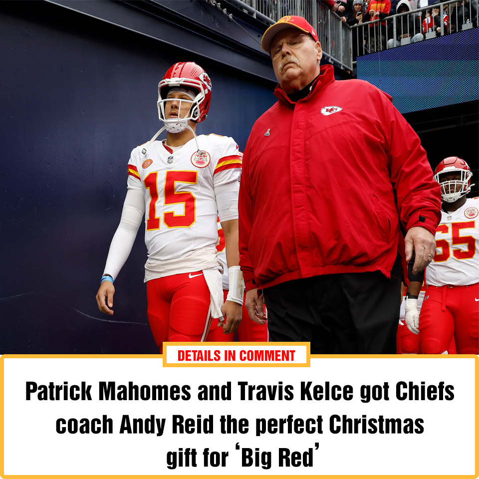 Patrick Mahomes and Travis Kelce got Chiefs coach Andy Reid the perfect