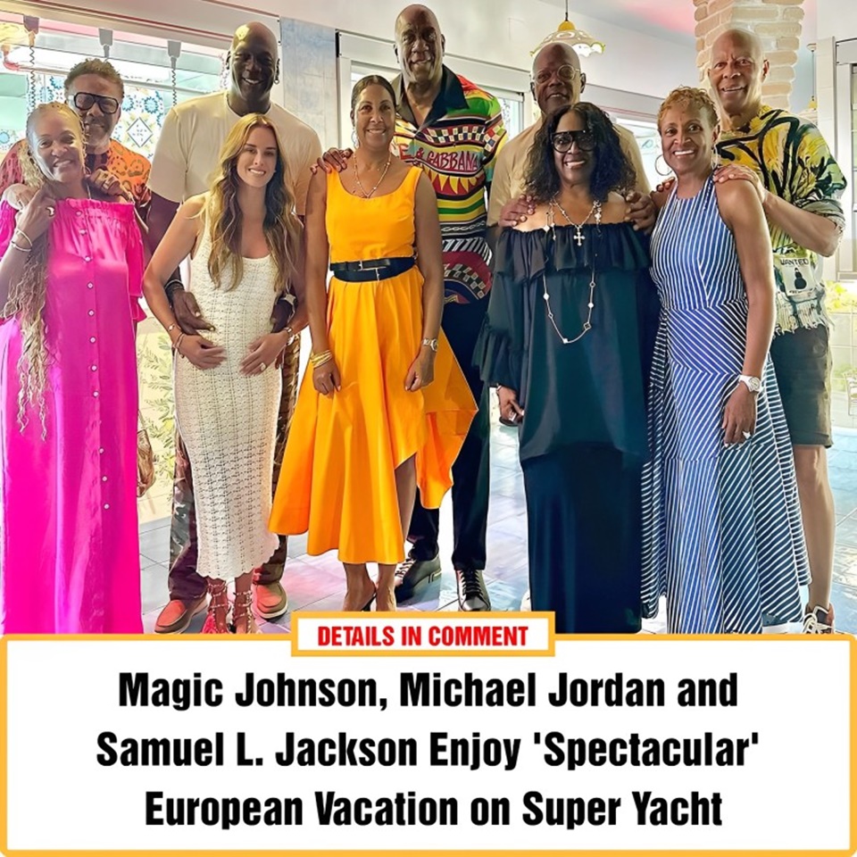 Magic Johnson, Michael Jordan and Samuel L. Jackson Enjoy 'Spectacular