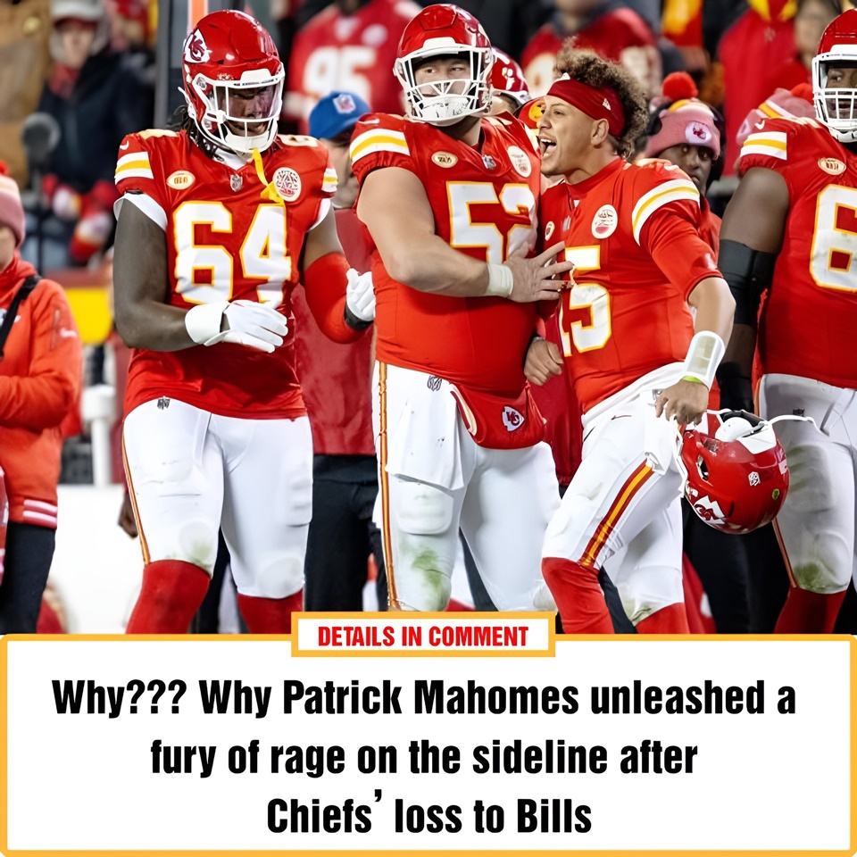 Why??? Why Patrick Mahomes unleashed a fury of rage on the sideline