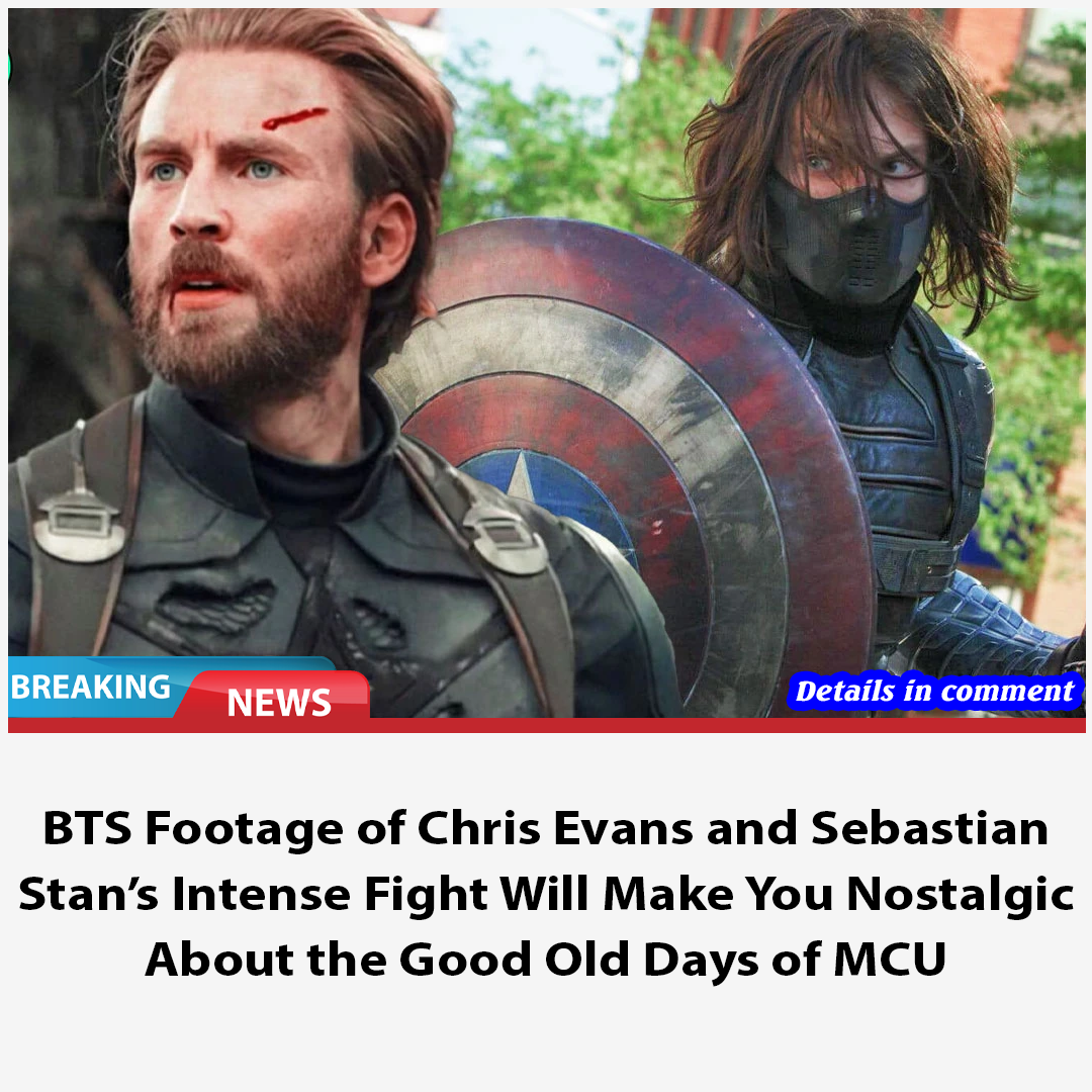 Bts Footage Of Chris Evans And Sebastian Stans Intense Fight Will Make