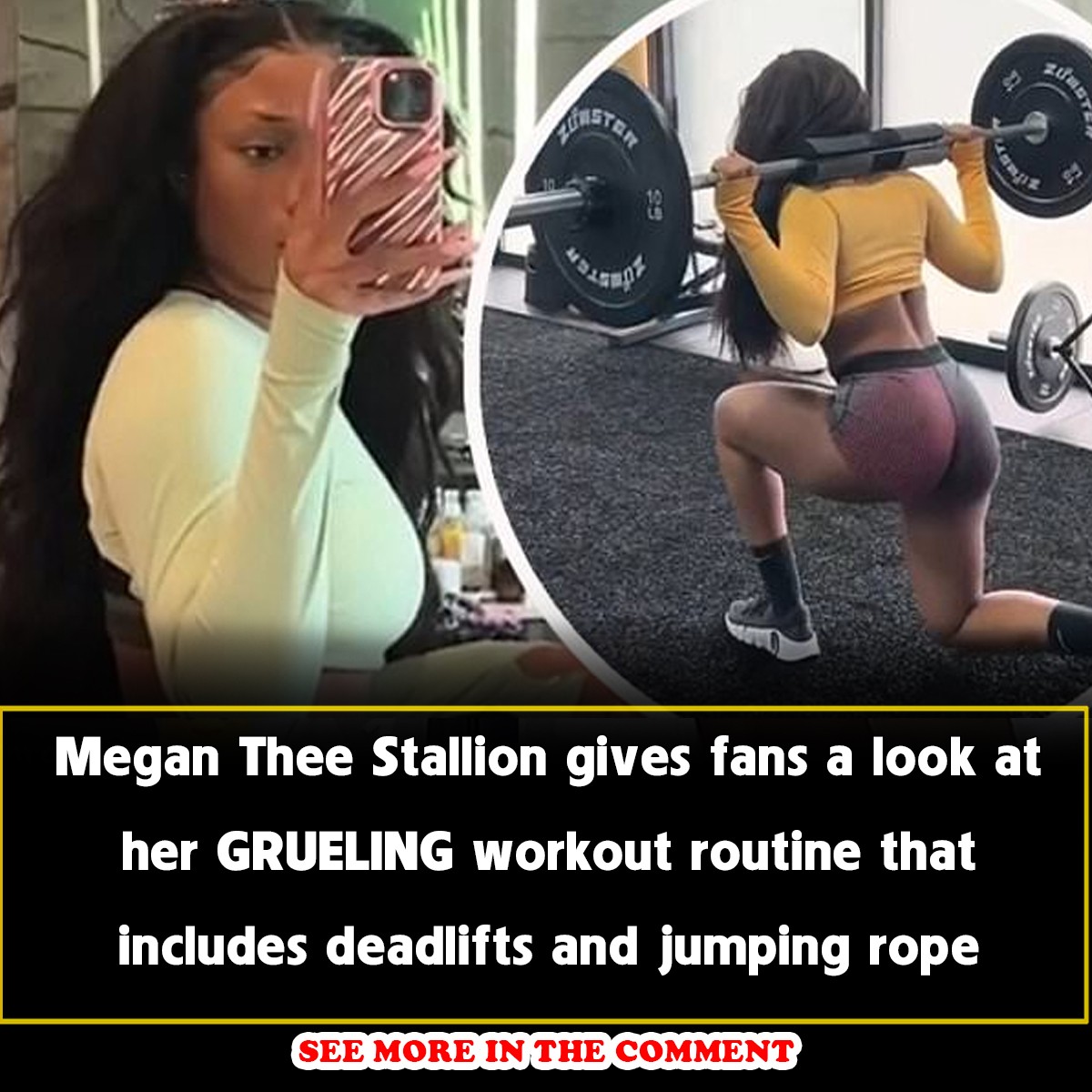 Megan Thee Stallion gives fans a look at her GRUELING workout routine(02)