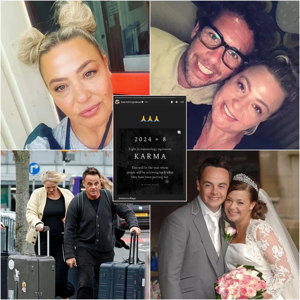 Ant McPartlin's newlysingle ex Lisa Armstrong shares post about 'karma