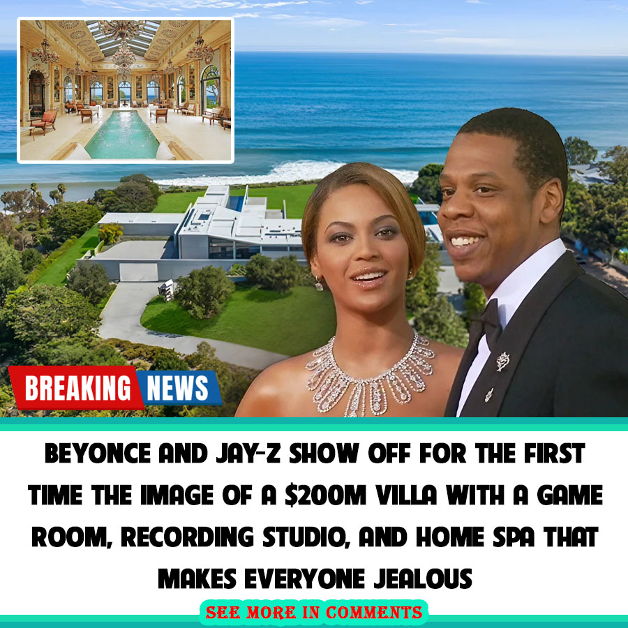 Beyonce and Jay-Z show off for the first time the image of a $200M ...