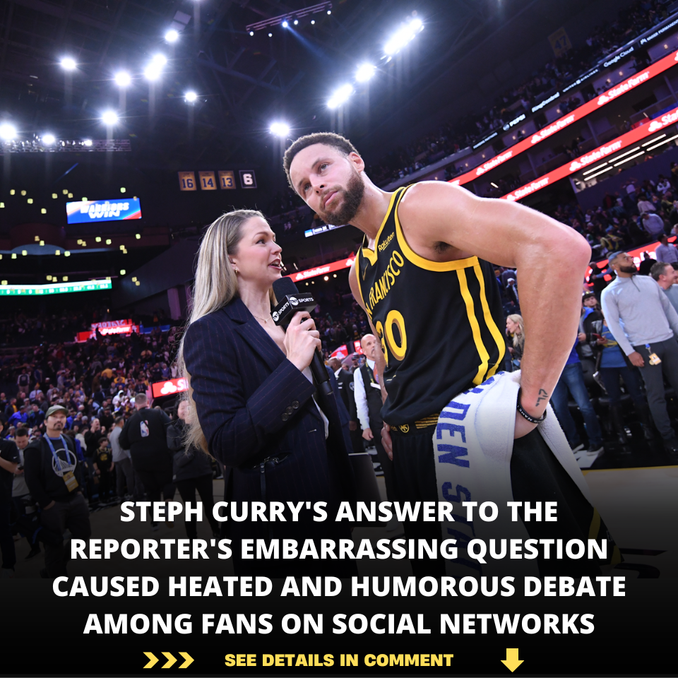 Steph Curry's Answer To The Reporter's Embarrassing Question Caused ...