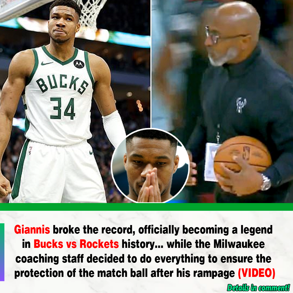 Giannis Broke The Record Officially Becoming A Legend In Bucks Vs Rockets History While The