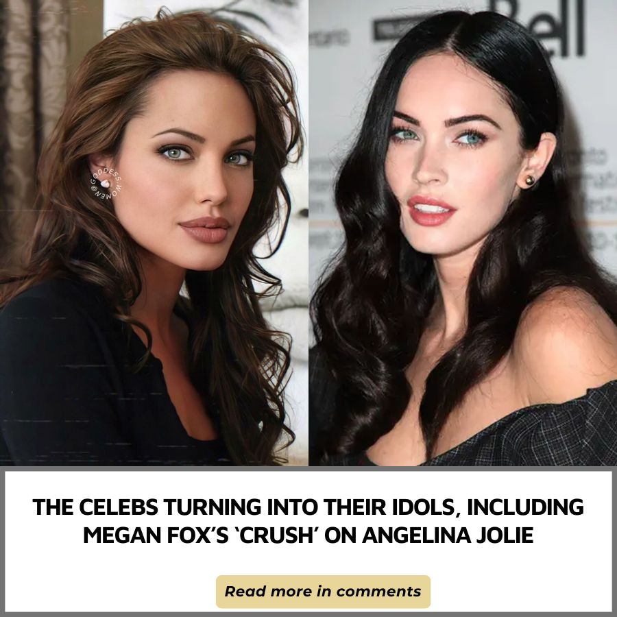 The Celebs Turning Into Their Idols Including Megan Foxs ‘crush On Angelina Jolie News