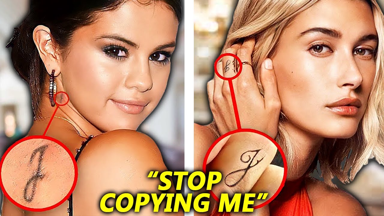 Did Hailey Bieber Copy Selena Gomez’s ‘G’ Tattoo & Got It On The Same ...