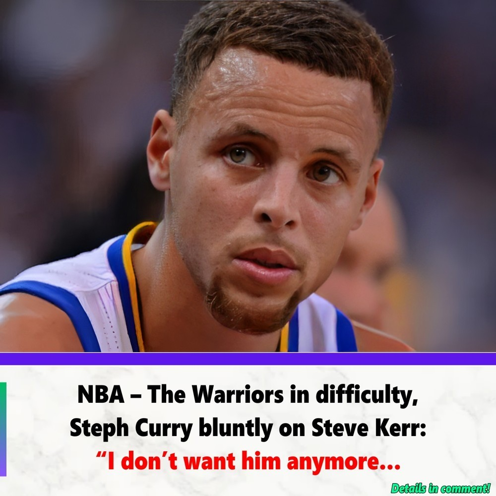 NBA – The Warriors in difficulty, Steph Curry bluntly on Steve Kerr: “I