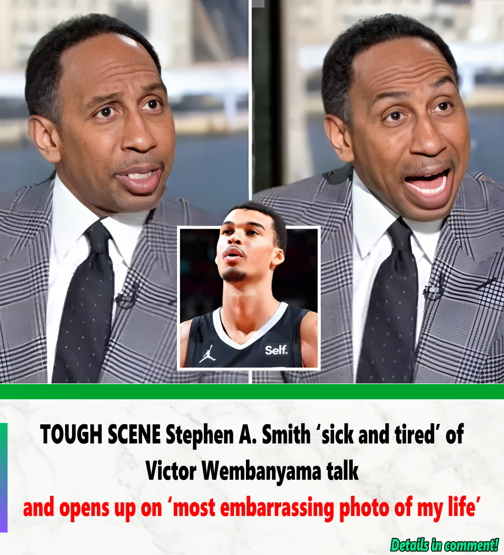 TOUGH SCENE Stephen A. Smith ‘sick and tired’ of Victor Wembanyama talk ...