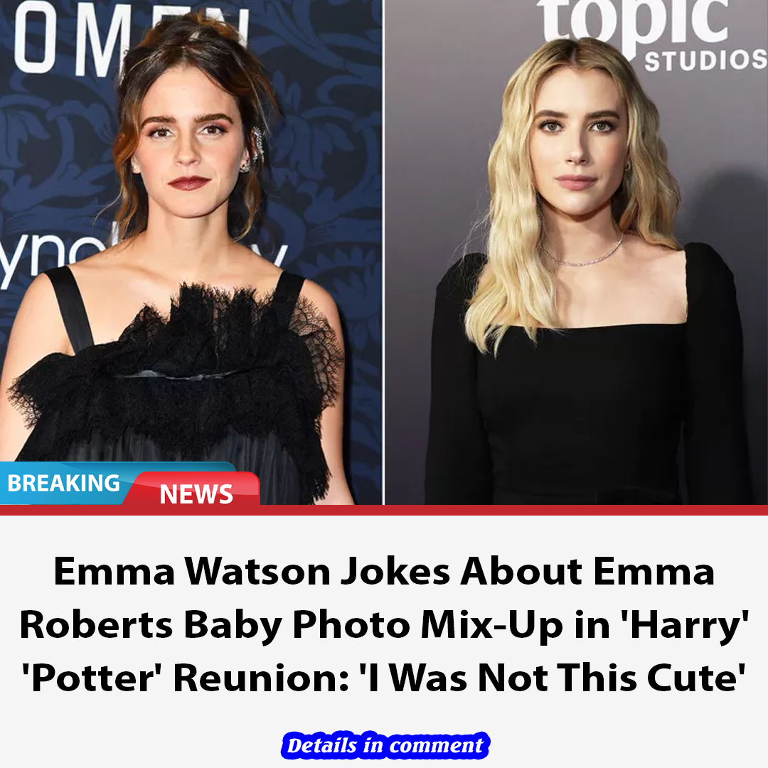 Emma Watson Jokes About Emma Roberts Baby Photo MixUp in 'Harry