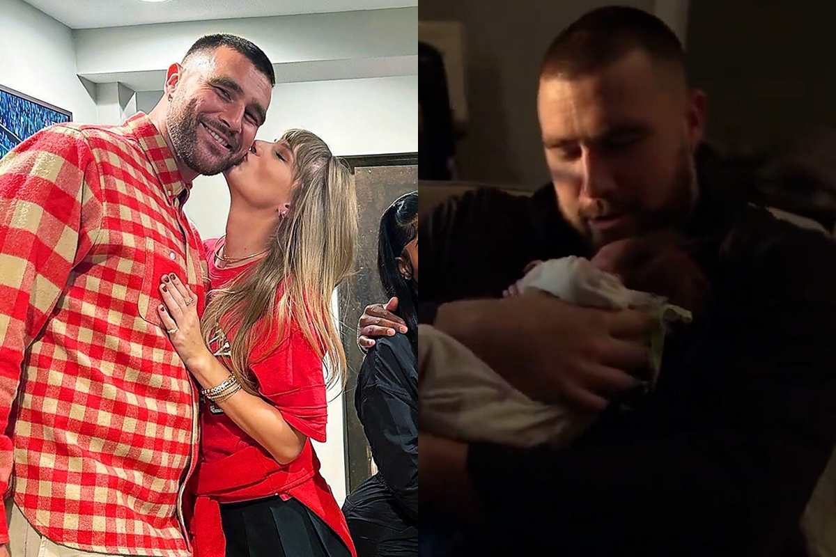 Video Of Travis Kelce Carrying A Baby Girl Melts Swifties And Puts Pressure On Taylor Swift News