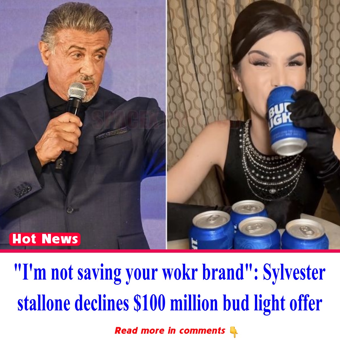 Breaking: Sylvester Stallone Rejects $100 Million Bud Light Endorsement ...