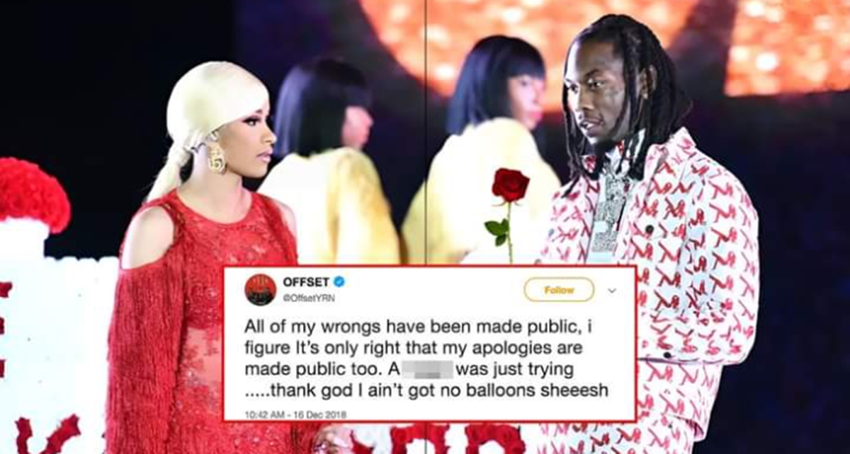 BREAKING Offset Crashes Cardi B’s Set to Beg for Her Back — and She