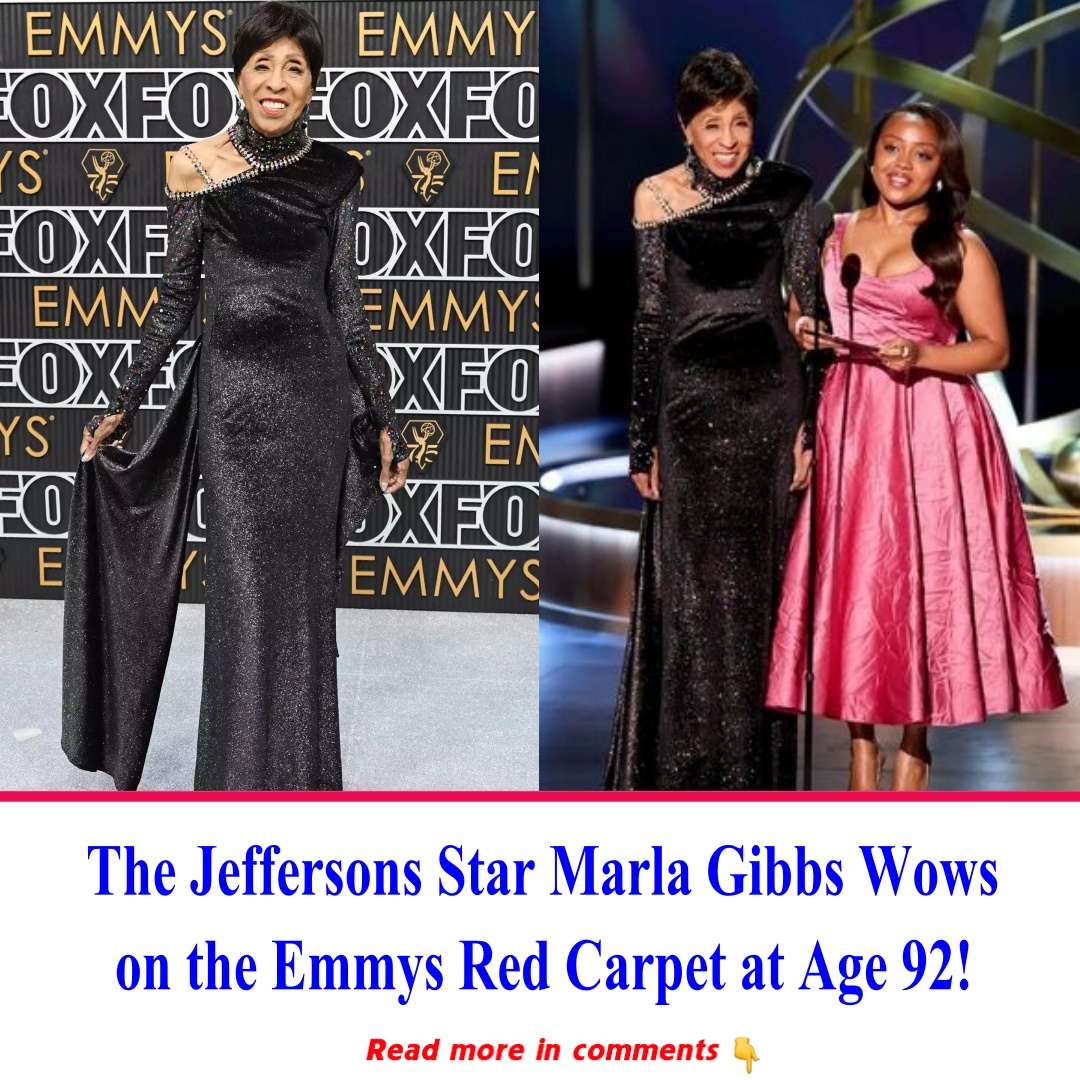 The Jeffersons Star Marla Gibbs Wows on the Emmys Red Carpet at Age 92