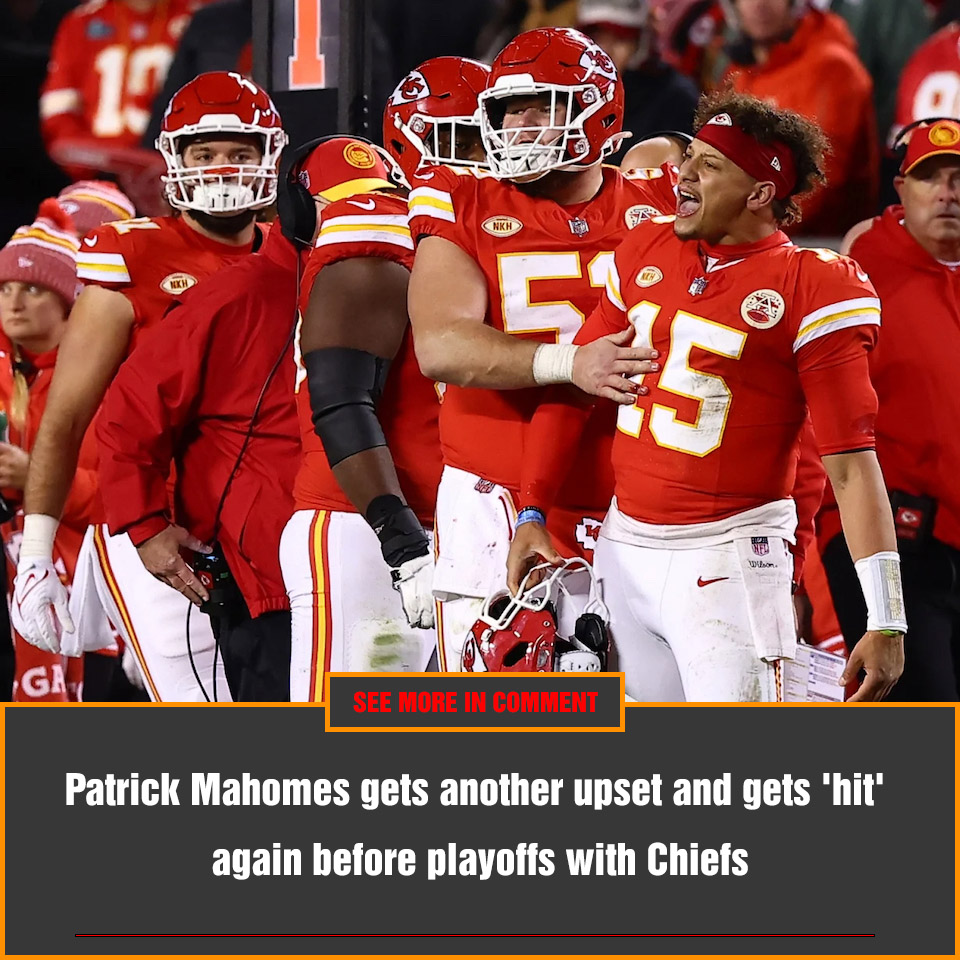 Patrick Mahomes Gets Another Upset And Gets 'hit' Again Before Playoffs ...