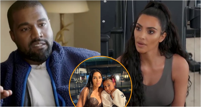 Kim Kardashian ‘claps Back At Kanye West S Claim North ‘ripped Mom S Couch To Be With Him In