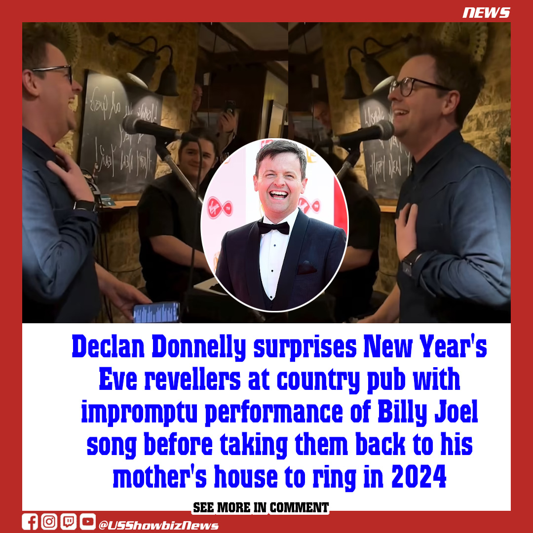 Declan Donnelly Surprises New Years Eve Revellers At Country Pub With