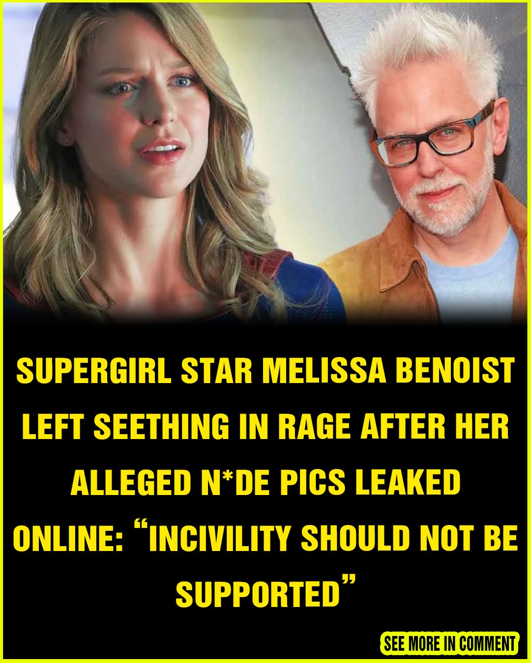 Supergirl Star Melissa Benoist Left Seething in Rage after Her Alleged N*de Pics Leaked Online