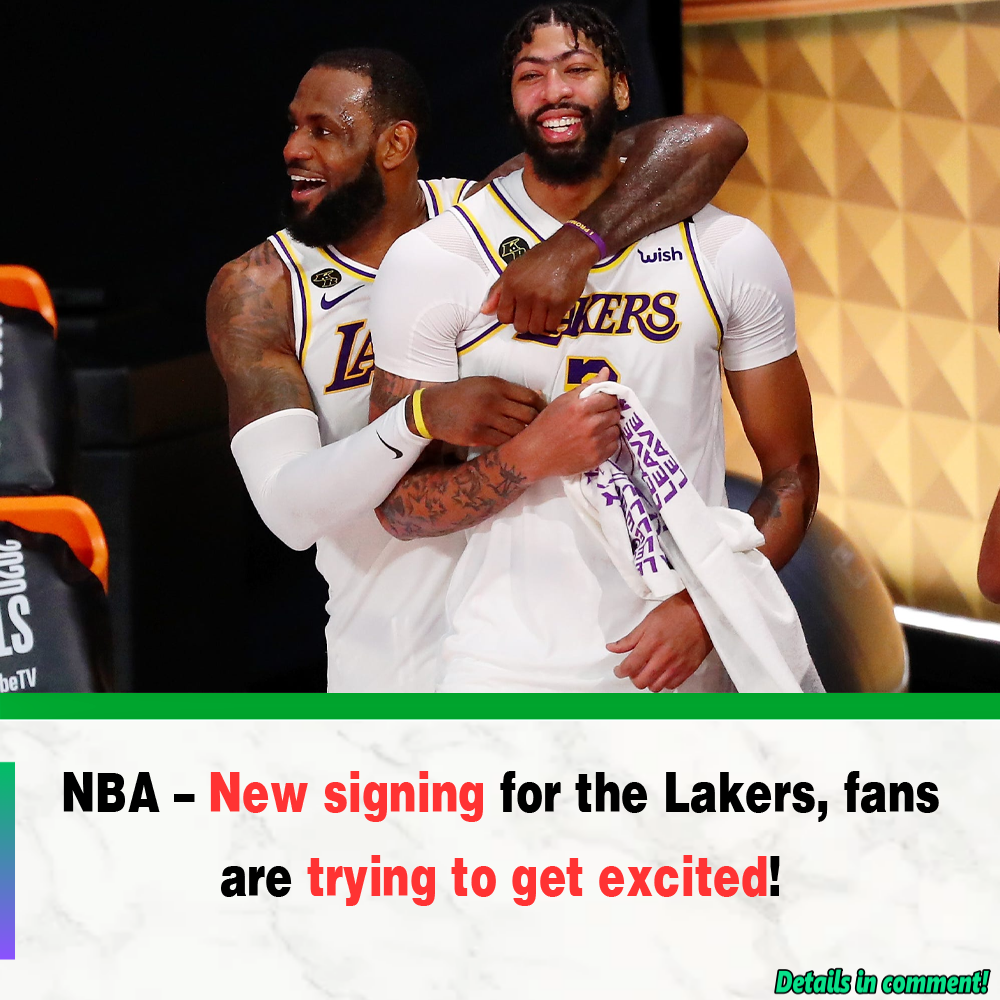 NBA – New signing for the Lakers, fans are trying to get excited! - News