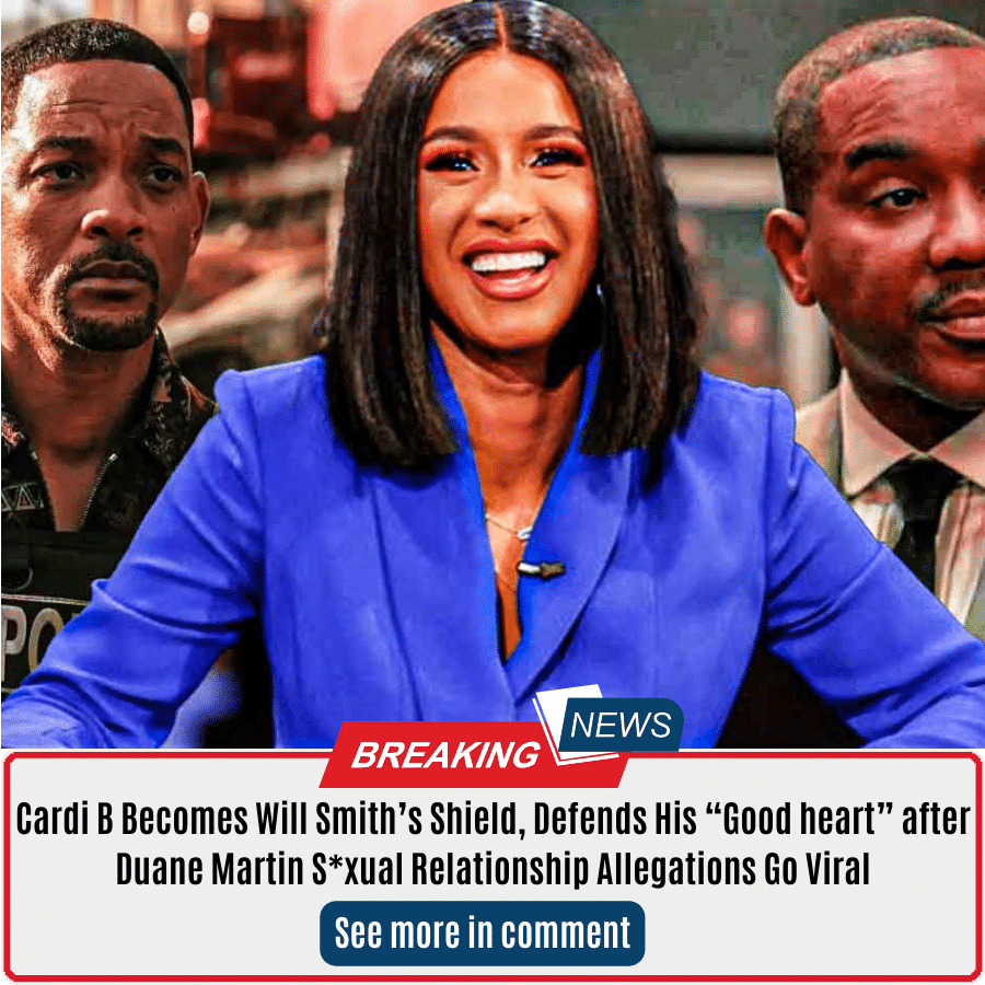 Cardi B Becomes Will Smith’s Shield, Defends His “Good Heart” After ...