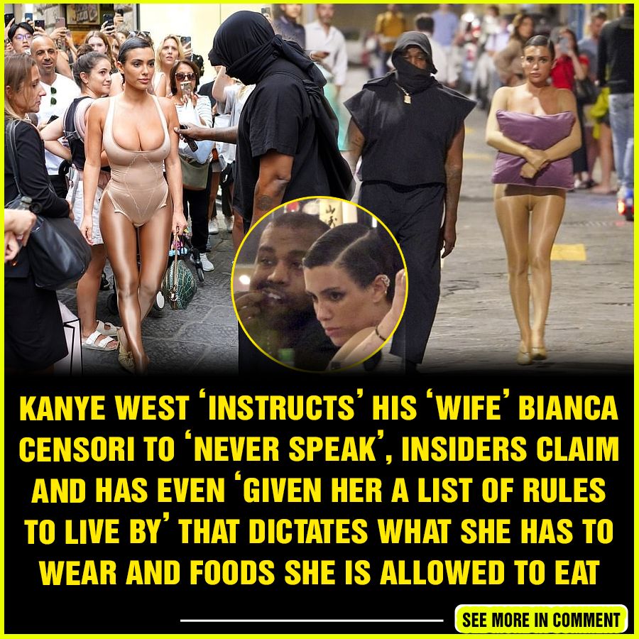 Kanye West ‘instructs His ‘wife Bianca Censori To ‘never Speak