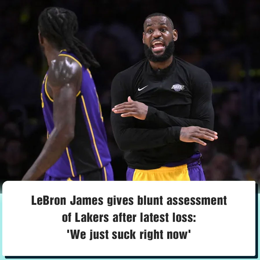 LeBron James gives blunt assessment of Lakers after latest loss: 'We ...