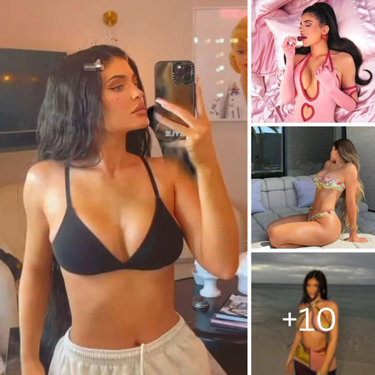 Kylie Jenner Rocks Sexy Pushup Bra And Extra Long Hair In Sultry Mirror Selfie Tells Fans To 8760