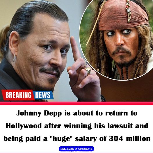 Johnny Depp is about to return to Hollywood after w.inning the lawsuit ...