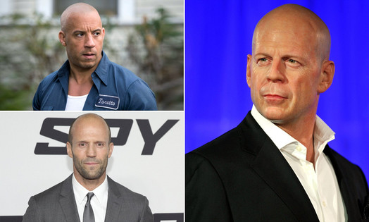 Is this why Bruce Willis and Vin Diesel have sex appeal? Bald men are ...