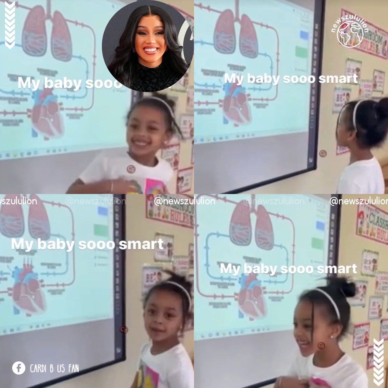 Cardi B and Offset's Daughter Kulture Says She Wants to Be a Doctor