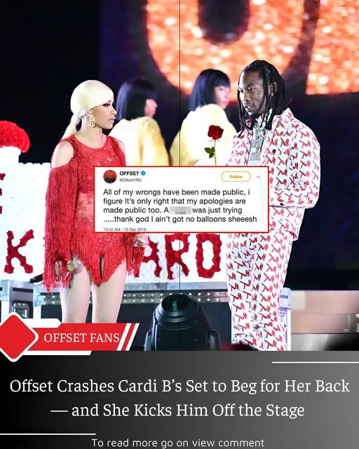 (X) Offset Crashes Cardi B’s Set to Beg for Her Back — and She Kicks