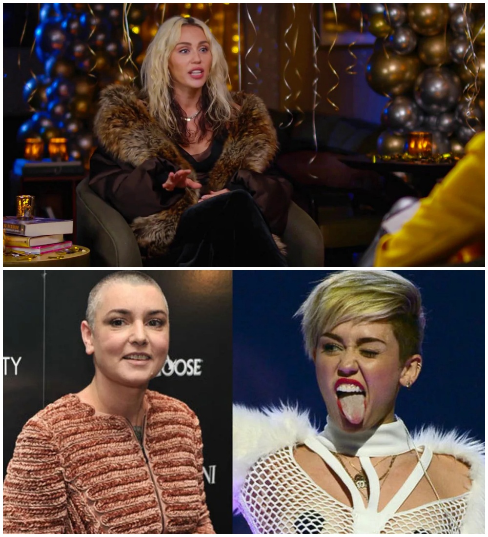 Miley Cyrus Addresses Sinead Oconnor Feud Over Hit Single News 4066