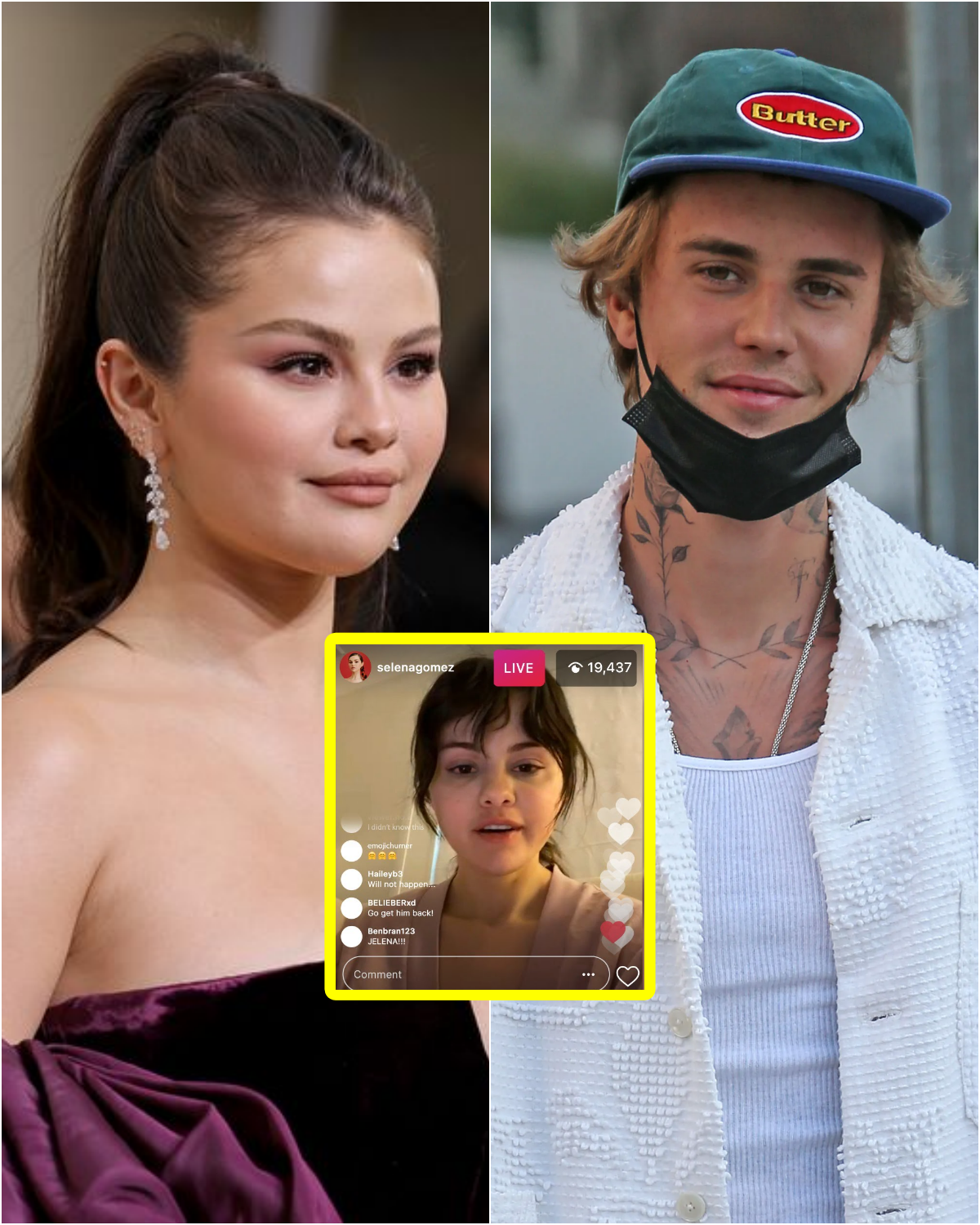 Hes Mine Selena Gomez Admits She Wants Justin Bieber Back Ig Live Video Ho News 8200