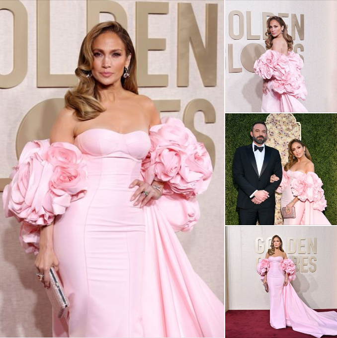 Jennifer Lopez Nailed The Rosette Trend In A Baby Pink Gown At The 2024 ...