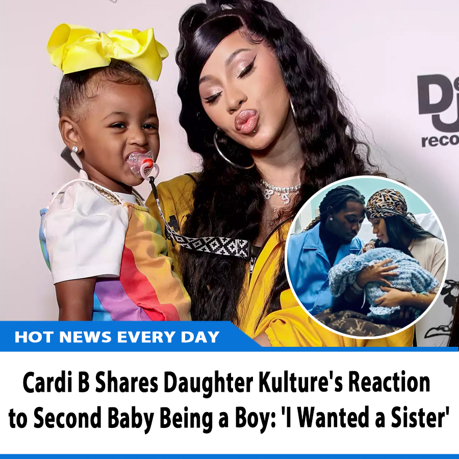 Cardi B Shares Daughter Kulture's Reaction to Second Baby Being a Boy