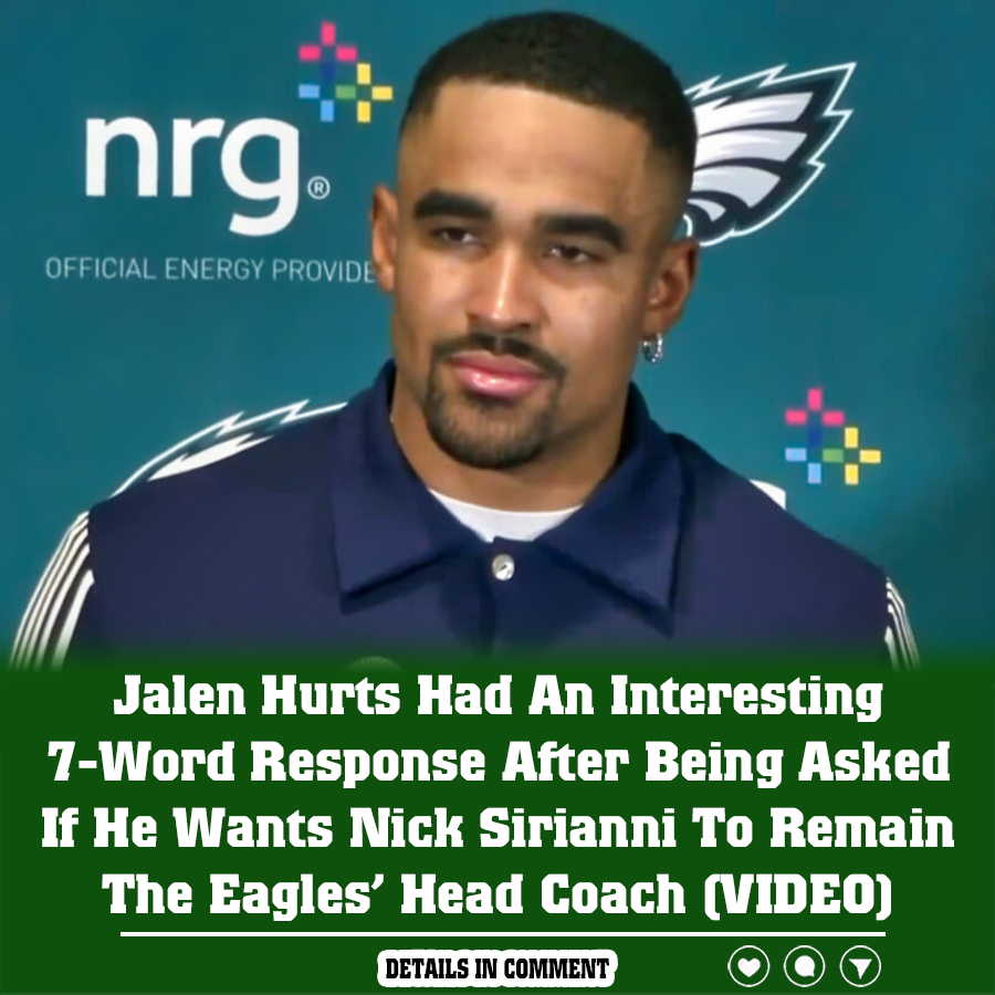 Jalen Hurts Had An Interesting 7-Word Response After Being Asked If He ...